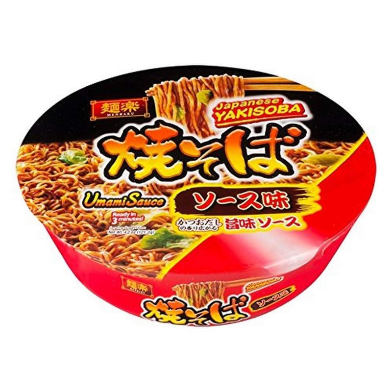 Photo 1 of  Hikari Menraku, Yakisoba Sauce, 4.2 Ounce (Pack of 12) BEST BY DATE NOT SHOWN