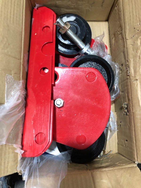 Photo 1 of CPROSP 1 Ton Manual Trolley Electric Hoist 2.68-4.33 in, 1 Ton 2204LBS Push Beam Trolley Adjustable, Beam Trolley Heavy Duty Wheels Wheels 1T/2204LBS