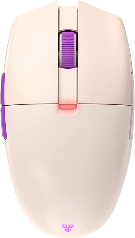 Photo 1 of FANTECH ARIA XD7 Wireless Gaming Mouse - Pixart 3395 Gaming Sensor 26000 DPI, KAILH GM8.0 Switches, Super Lightweight 59 Grams and Ambidextrous Egg Shape, 3-Mode Connectivity, Beige
