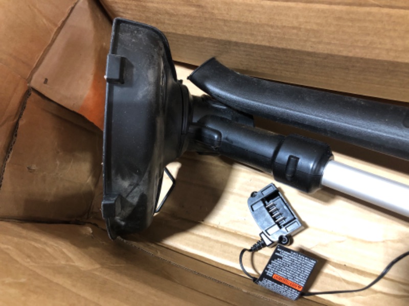 Photo 1 of  BLACK+DECKER 20V MAX* POWERCONNECT 10 in. 2in1 Cordless String Trimmer/Edger + Sweeper Combo Kit (LCC222) 