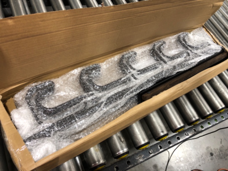 Photo 1 of VIEWAY Wall Mount Gun Rack, 5 Rifle Shotgun Gun Bow Horizontal Hanger, Heavy Duty Steel Storage Indoor Display Rack -MK887A