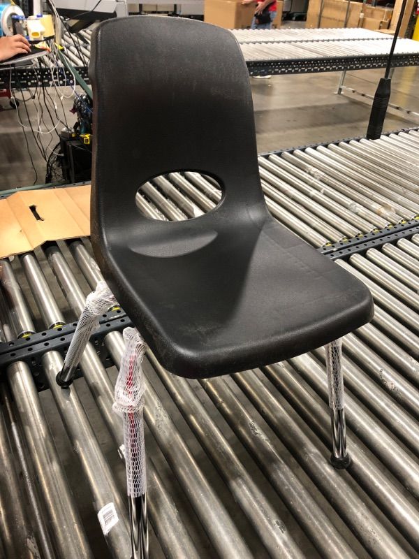 Photo 2 of 16 INCH HEIGHT SCHOOL CHAIR, BLACK, STOCK PHOTO FOR REFERENCE ONLY