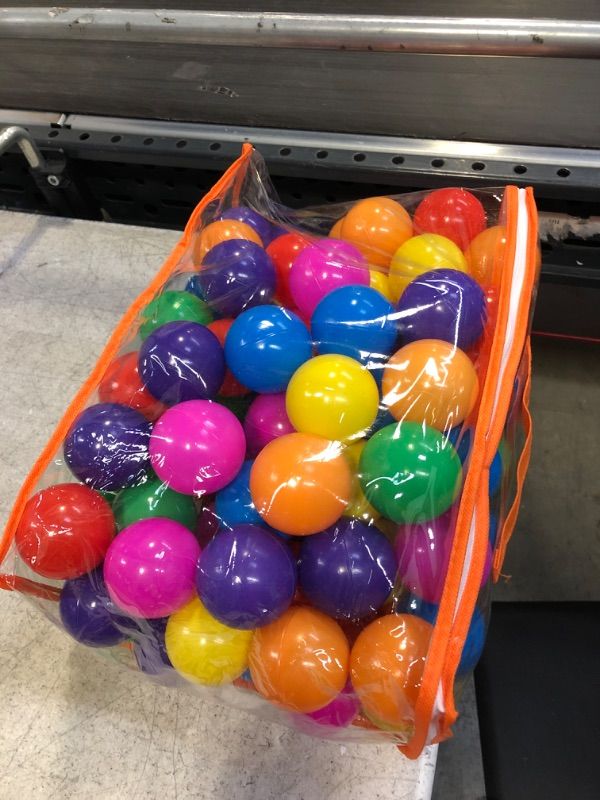 Photo 1 of 100 PC COLORFUL PIT BALLS 