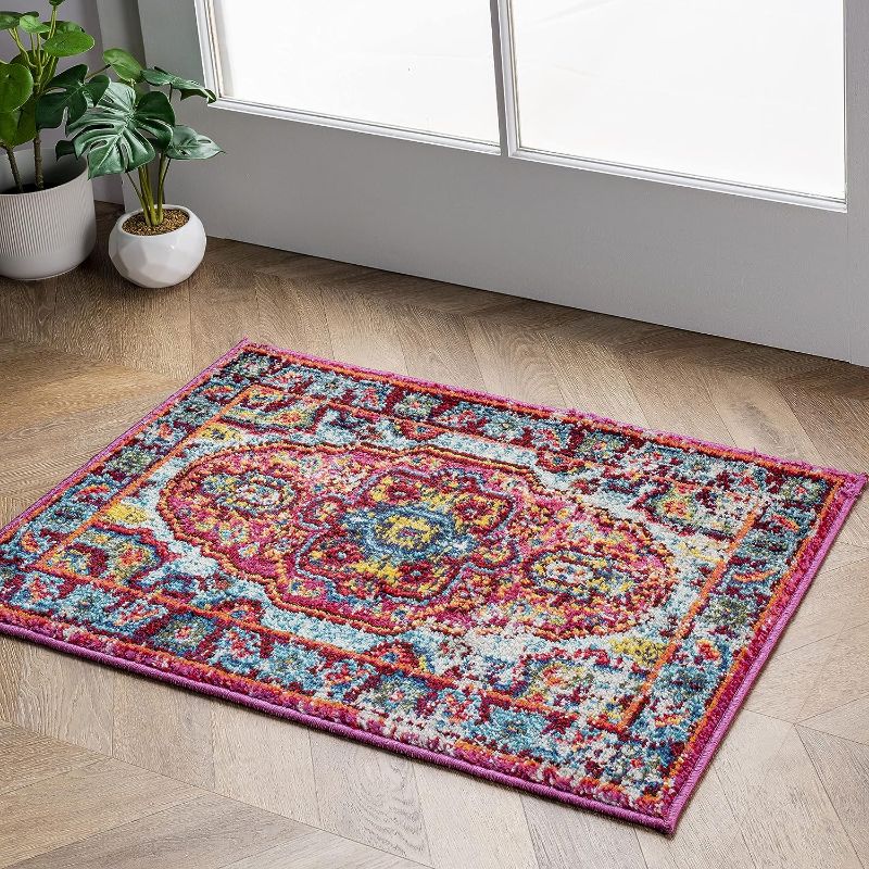 Photo 1 of  nuLOOM Corbett Vintage Bohemian Accent Rug, 2x3, Multi 