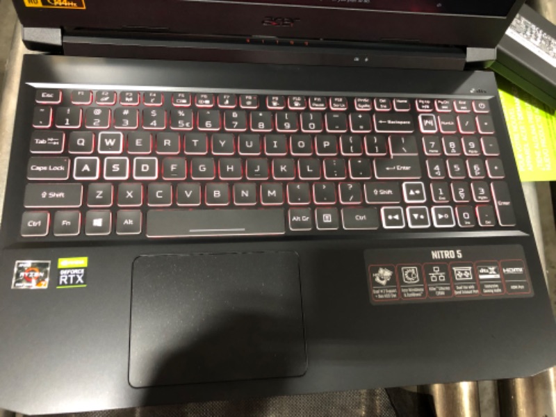 Photo 3 of Acer Nitro 5 AN515-45-R92M 15.6" Gaming Laptop Computer - Black 