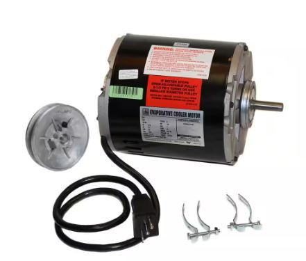 Photo 1 of 2-Speed 1/2 HP Evaporative Cooler Motor Kit
