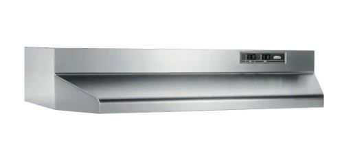 Photo 1 of 40000 Series 30 in. 210 Max Blower CFM Ducted Under-Cabinet Range Hood with Light in Stainless Steel
