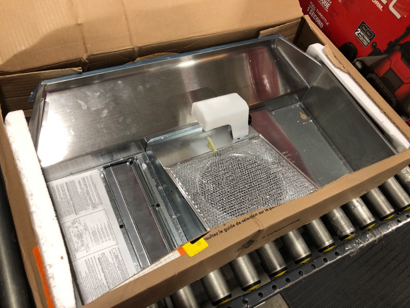 Photo 1 of 40000 Series 30 in. 210 Max Blower CFM Ducted Under-Cabinet Range Hood with Light in Stainless Steel
