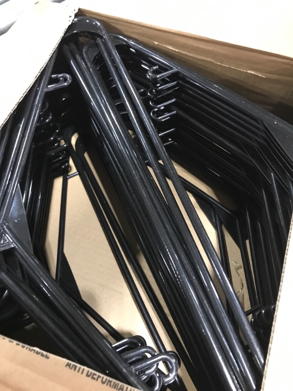 Photo 2 of Black Plastic Hangers - Pack of 60