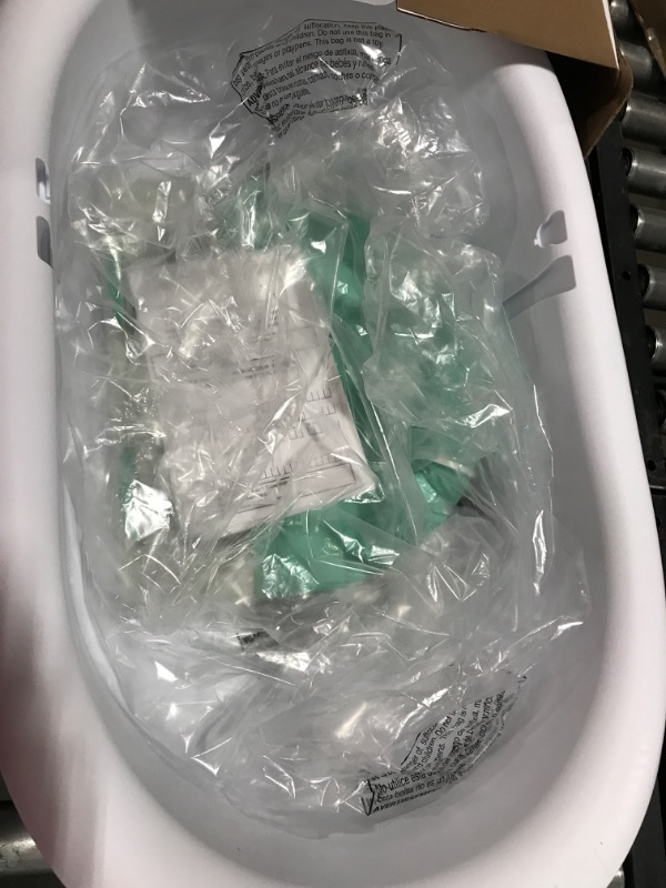 Photo 1 of 4-in-1 Grow-with-Me Bath Tub by Frida Baby Transforms Infant Bathtub to Toddler Bath Seat with Backrest for Assisted Sitting in Tub