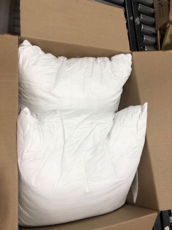 Photo 1 of 2 standard white pillows 