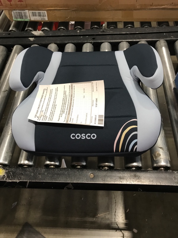 Photo 2 of Cosco Topside Backless Booster Car Seat, Lightweight 40-100 lbs, Rainbow