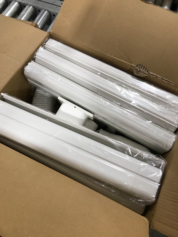 Photo 2 of 3" W 16.1Ft L Line Set Cover Kit for Mini Split Air Conditioners Decorative PVC Slim Line Cover for Central AC & Heat Pumps Systems Tubing Cover 3"W 16.1Ft L