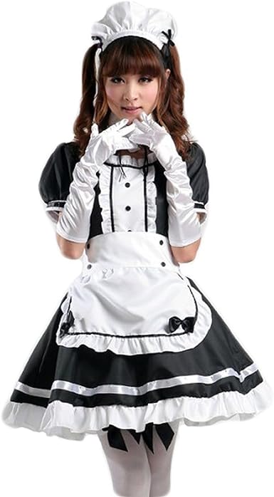 Photo 1 of AvaCostume Women's Anime Cosplay French Apron Maid Fancy Dress Costume SIZE 2XL 