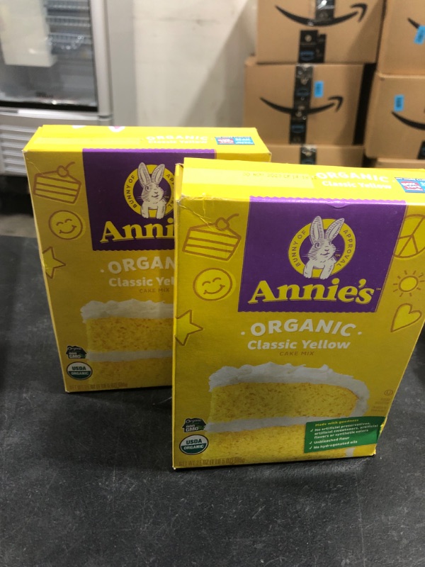 Photo 2 of 2 PACK-Annie's Organic, Non-GMO Classic Yellow Cake Mix, 21 oz