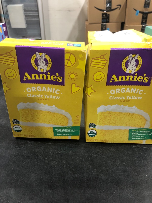 Photo 2 of 2 PACK- Annie's Organic, Non-GMO Classic Yellow Cake Mix, 21 oz