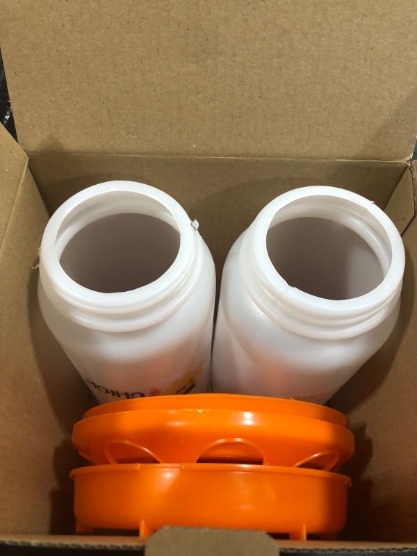 Photo 1 of ?Tgeyd Chick Feeder and Waterer Kit - Chicken Coop Accessories for Baby Chicks - 1 L Automatic Chicken Feeder and Waterer Set | Duck Feeder | Quail Feeder - Chick Brooder Starter Kit