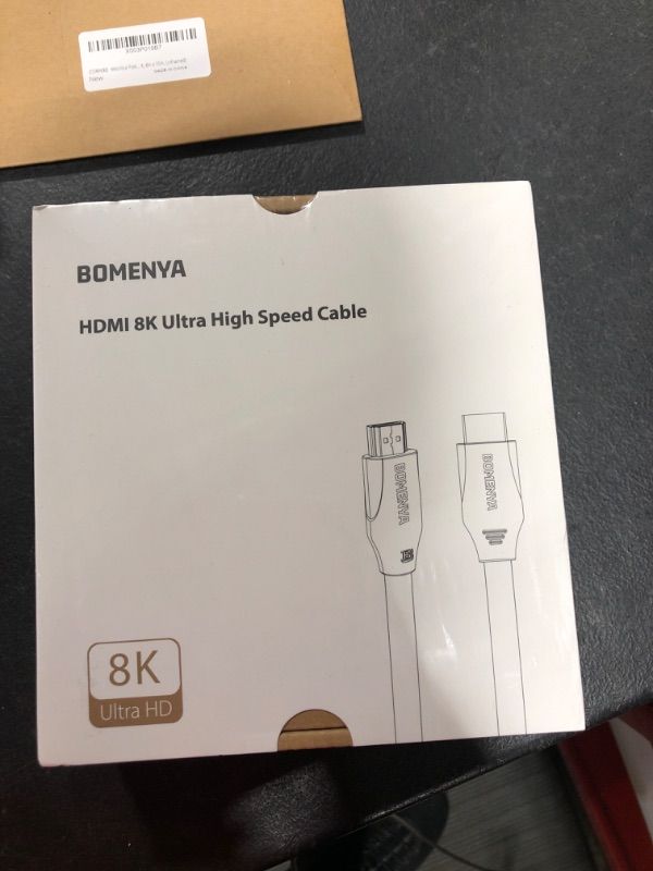 Photo 1 of BOMENYA 8K Fiber Optic HDMI Cable 33FT/10M, Ultra High Speed 48Gbps Active HDMI 2.1 Cable Supports 8K@60Hz, 4K@120Hz Dynamic HDR, eARC, Dolby Atmos, for HDTV Monitor RTX 3090 Xbox Series X PS5 ect
