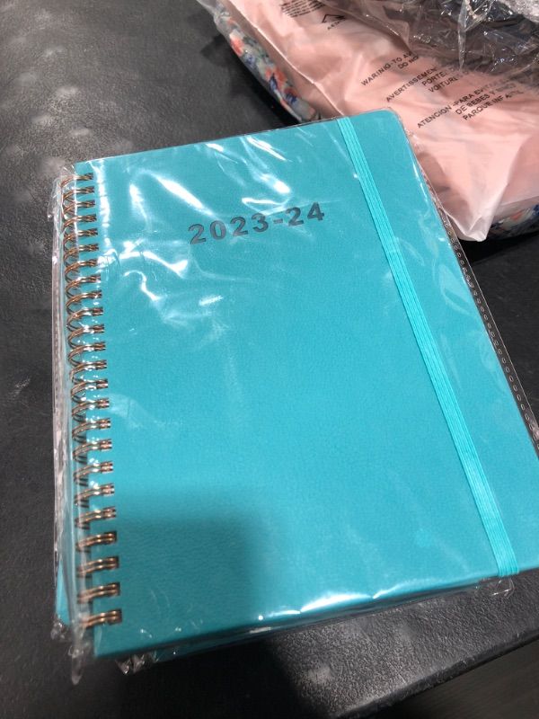 Photo 1 of 5.5" 8.25" Teal 2023-2024 Weekly and Monthly Planner