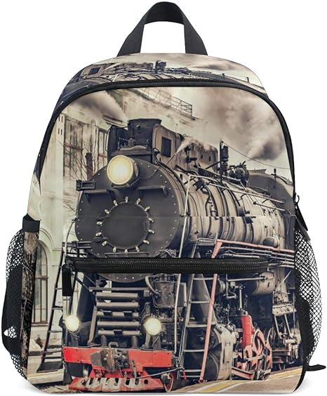 Photo 1 of AUUXVA Kids Backpack Train School Bag Kindergarten Toddler Preschool Backpack for Boys Children