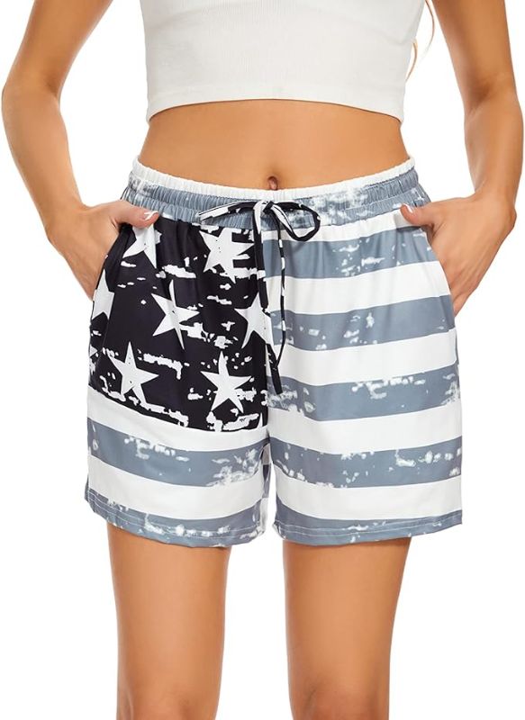 Photo 1 of ccko Womens Pajama Shorts Soft Short Pj Bottoms Lounge Shorts Sleepwear with Pockets