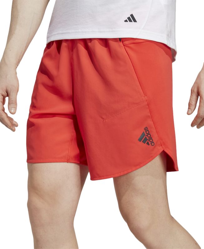 Photo 1 of Adidas Men's Designed for Training Classic-Fit 7" Performance Shorts - Bright Red