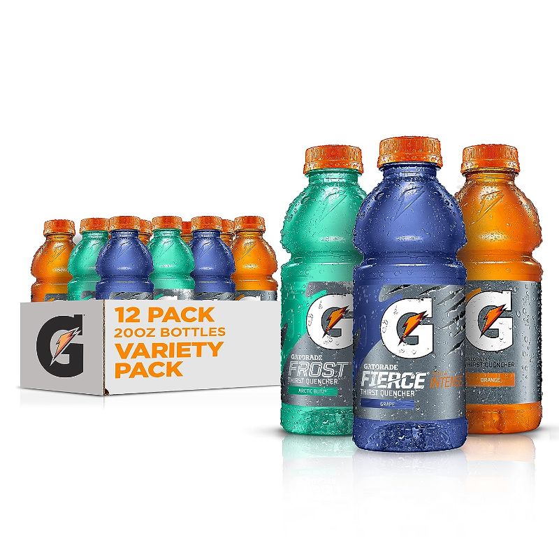 Photo 1 of 
Gatorade Thirst Quencher, Fierce Variety Pack 2.0, 20 Fl Oz (Pack of 12)