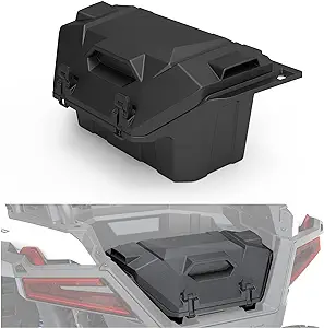 Photo 1 of A & UTV PRO 42 QT Rear Cargo Box for 2020 2021 2022 2023 Polaris RZR PRO XP/RZR PRO XP 4/2022-2023 RZR Turbo R Accessories, Water Resistant Storage Bin, Replace OEM # 2883752 