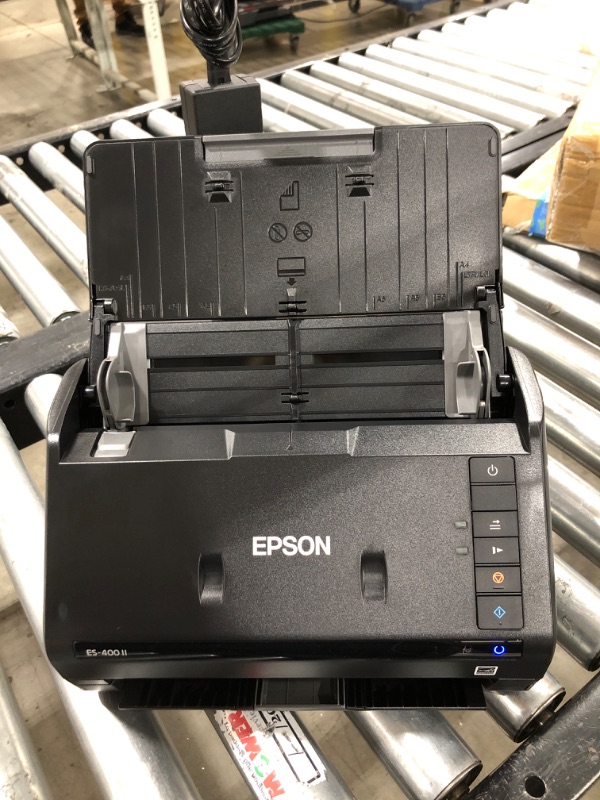 Photo 2 of Epson Workforce ES-400 II Color Duplex Desktop Document Scanner for PC and Mac, with Auto Document Feeder (ADF) and Image Adjustment Tools ES-400 II