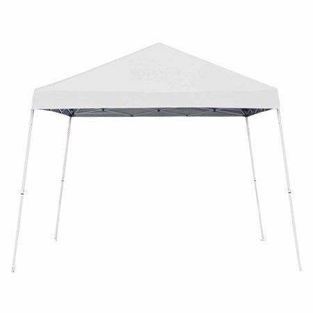 Photo 1 of Z-Shade 10 X 10 Push Button Angled Leg Instant Shade Canopy Tent White

