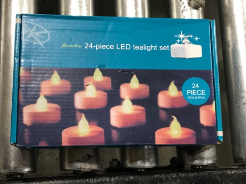 Photo 1 of 24-Piece LED Tealight Mini Candle Set