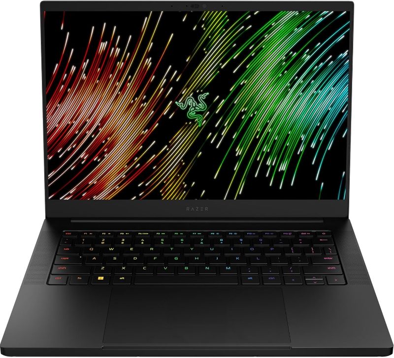 Photo 1 of Razer Blade Gaming Laptop: AMD Ryzen 9 7940HS CPU - NVIDIA GeForce RTX 4070 GPU - 14" 16:10 QHD+ 240Hz -16GB DDR5 RAM - 1TB SSD - Windows 11 - Vapor Chamber Cooling - Chroma RGB
