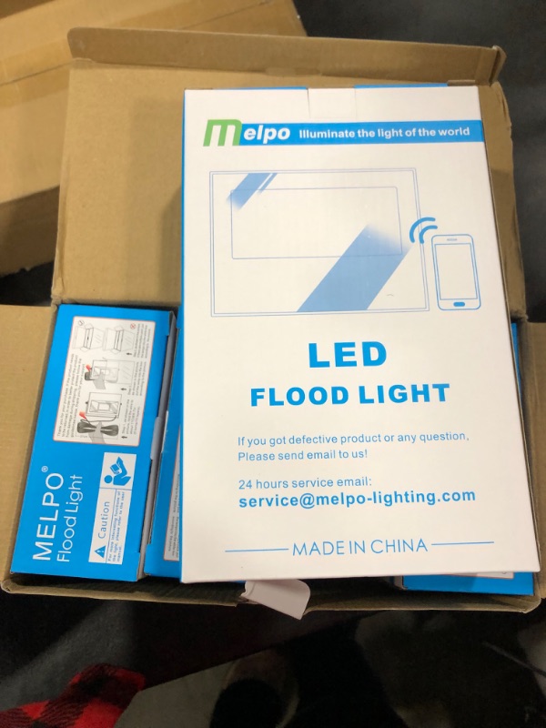 Photo 1 of 4 PACK OF LED FLOOD LIGHTS 