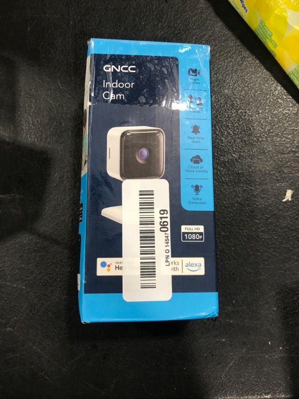 Photo 1 of GNCC Indoor Security Camera Dog Camera 1080P Motion Detection, 2-Way Audio Siren, Night Vision, Cloud & SD Card Storage, Works w/Alexa & Google Home, 2.4G WiFi, C2