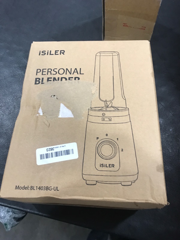 Photo 2 of iSiLER Personal Blender, 300W Portable Blender for Shakes Smoothies with 20 Oz Travel Cup, Smoothies Maker Mixer for Protein Frozen Ice Baby Food, Grinder for Coffee beans with 10 Oz Cup BPA free