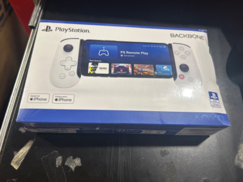 Photo 2 of BACKBONE One Mobile Gaming Controller for iPhone [PlayStation Edition] - Enhance Your Gaming Experience on iPhone - Play PlayStation, Steam, Fortnite, Apex, Call of Duty, Genshin Impact & More White