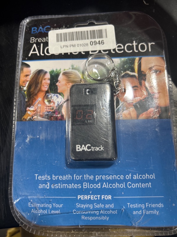 Photo 2 of BACtrack Keychain Breathalyzer (Black) | Ultra-Portable Pocket Keyring Alcohol Tester for Personal Use 1 Black