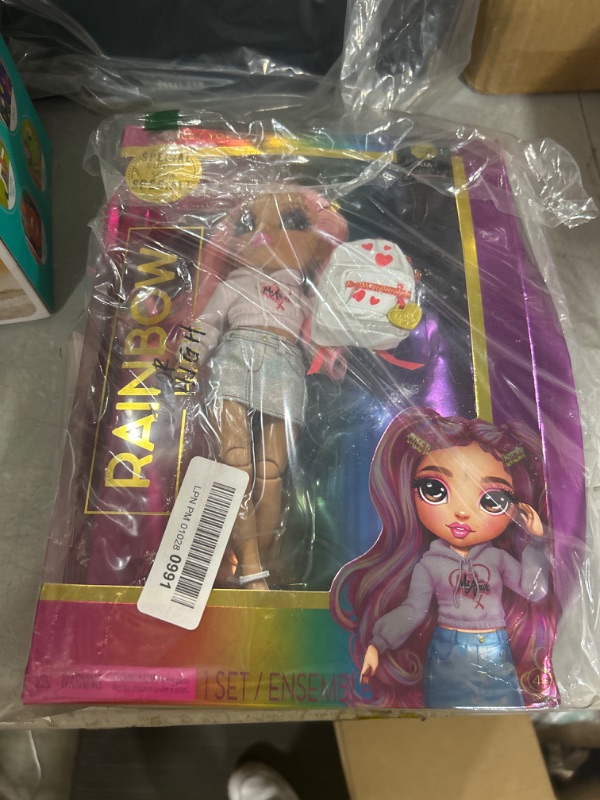 Photo 2 of Rainbow High Rainbow Junior High Special Edition Kia Hart - 9" Pink Posable Fashion Doll with Accessories and Open/Close Soft Backpack. Great Toy Gift for Kids Ages 4-12