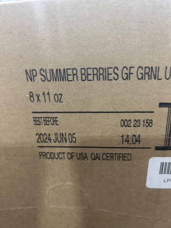 Photo 2 of (Price/Case)Nature S Path 89039U Summer Berry Gluten Free Granola 8-11 Ounce BEST BY JUN 2024
