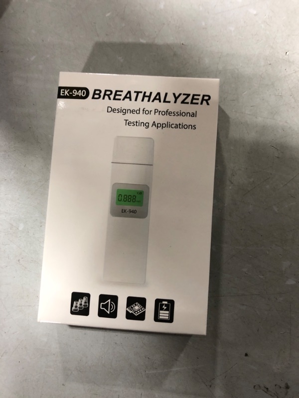 Photo 1 of Breathalyzer - JondKeile Alcohol Test USB Rechargeable, High Precision, LED Display Auto Power Off, Sound Alarm, Portable Breath Alcohol Tester for Personal & Professional Use