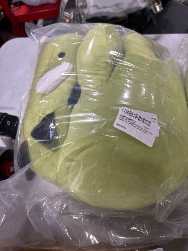 Photo 2 of 3.5lbs 24" Weighted Dinosaur Plush, Dino Stuffed Animal Pillow (Green Dino)