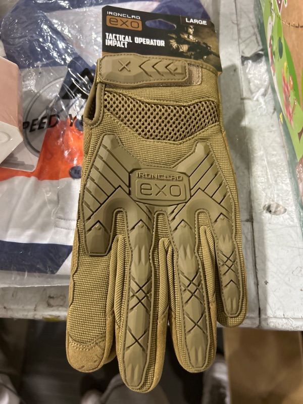 Photo 2 of 79-438 L Ironclad EXO Tactical Impact Series Gloves
