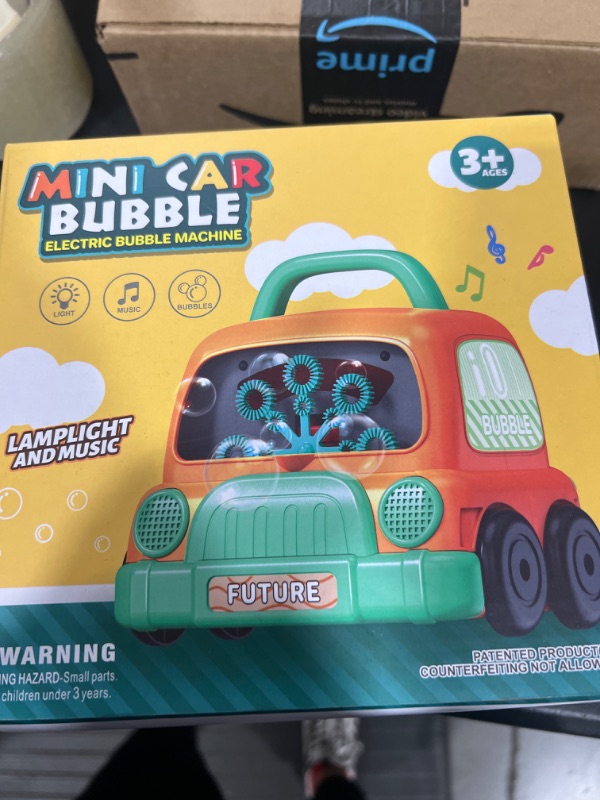 Photo 2 of 
Tapazapa Cute Car Bubbles Machine for Kids, Outdoor Toys for Toddlers, Automatic Bubble Blower 5000+ Bubbles/min, Bubble Maker for Parties, Wedding, Birthday Gifts ...
