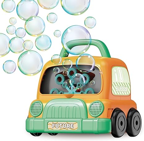 Photo 1 of 
Tapazapa Cute Car Bubbles Machine for Kids, Outdoor Toys for Toddlers, Automatic Bubble Blower 5000+ Bubbles/min, Bubble Maker for Parties, Wedding, Birthday Gifts ...
