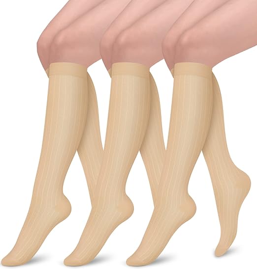 Photo 1 of Aoliks Light Compression Socks for Women,Knee High Support Socks for Nurses Running Pregnant SIZE S/M