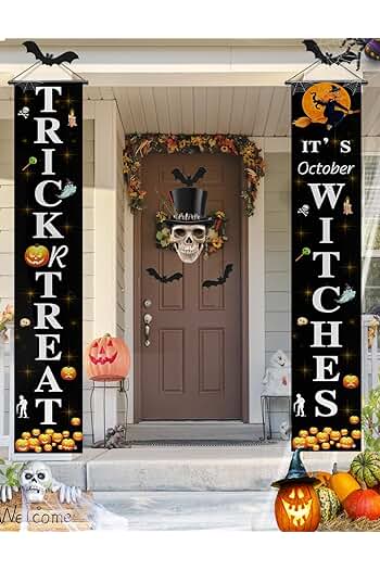 Photo 1 of 2 pc halloween door decor 