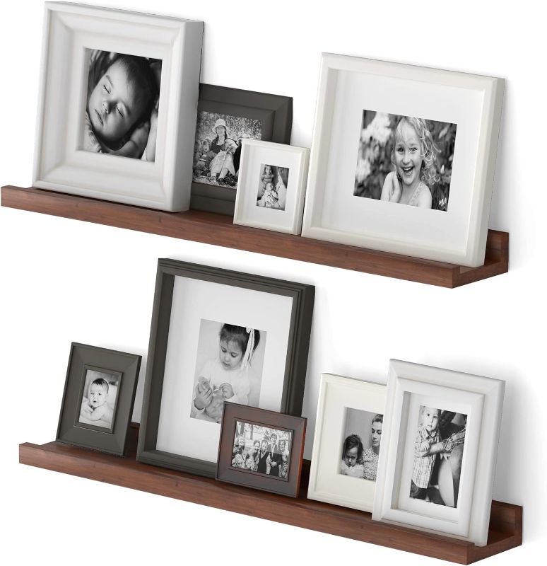 Photo 1 of 3 PACK- Wallniture Denver Modern Wall Mount Floating Shelves  24 Inch Long Set of 2 - STOCK PHOTO FOR REFERENCE ONLY. 