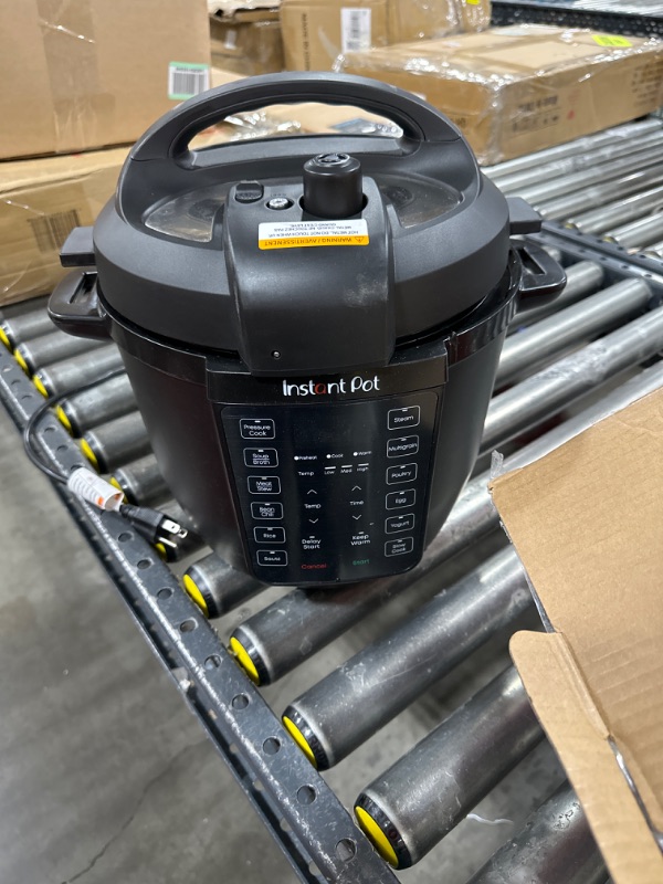 Photo 1 of Instant Pot Duo V6 7-in-1 Electric Multi-Cooker, Pressure Cooker, Slow Cooker, Rice Cooker, Steamer, Sauté, Yogurt Maker, & Warmer, Includes App With Over 800 Recipes, Chrome, 6 Quart 6QT Duo V6