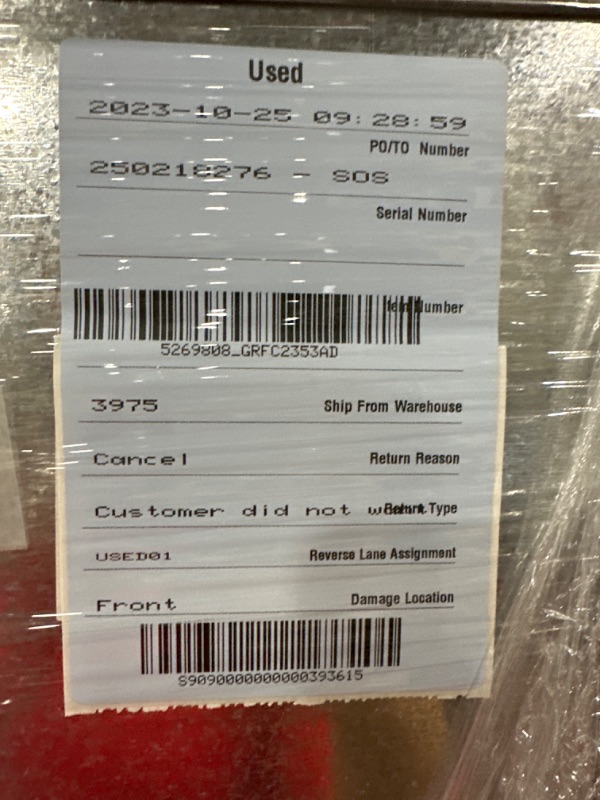 Photo 6 of Frigidaire Gallery 22.6-cu ft Counter-depth French Door Refrigerator with Dual Ice Maker (Fingerprint Resistant Stainless Steel) ENERGY STAR Dimensions- 70" Height, 36" Width, 30.8" Depth
