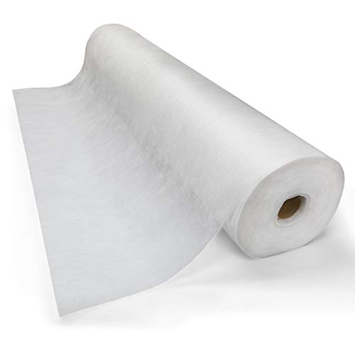 Photo 1 of  Recyclable Disposable Table Sheets | Non Woven | 30 g/m2 | with Face Hole | Absorbent | Comfortable | Thick and Durable | Soft | Latex-free | 70" x 32" (1 Roll) 